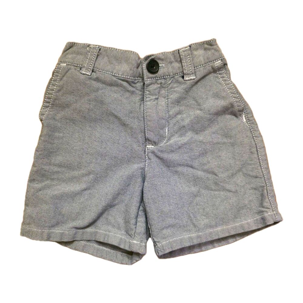 GYMBOREE Prep Fit COTTON DENIM SHORTS Blue Baby Boy Size 6-12mo